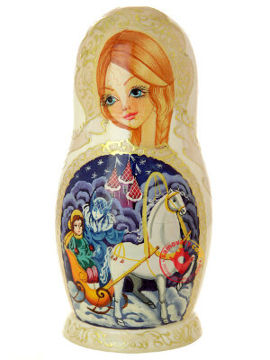 Матрешка "Золотая Русь", арт. 560